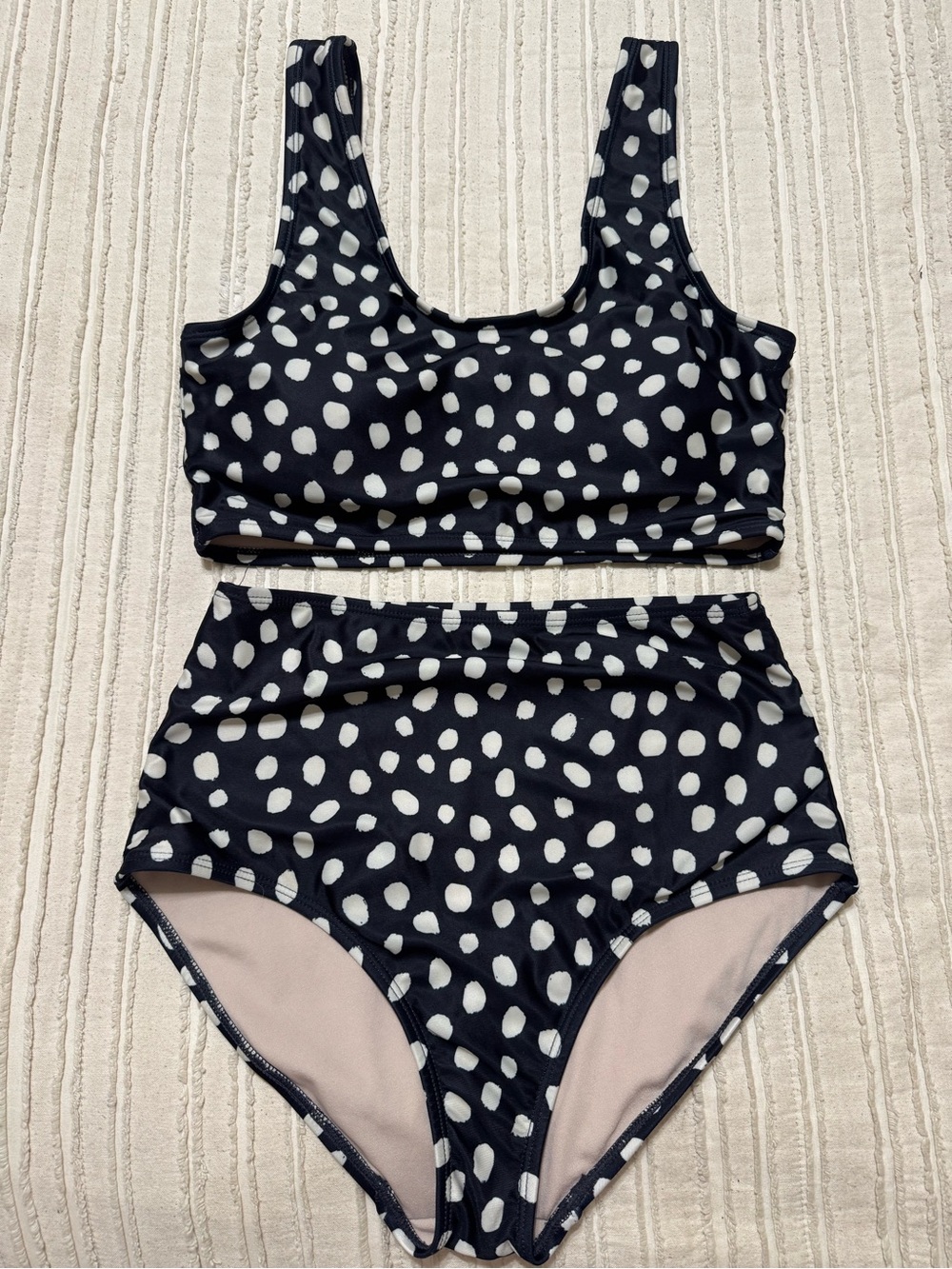 Tea Collection Black & White Polka Dot Bikini Set